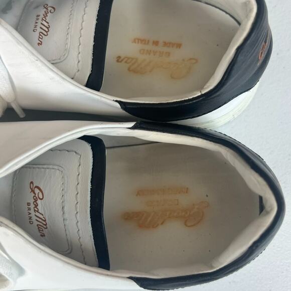 Good Man Brand Sneaker Shoes Mens 13 White Leather Casual Walking Low Italy main image 15
